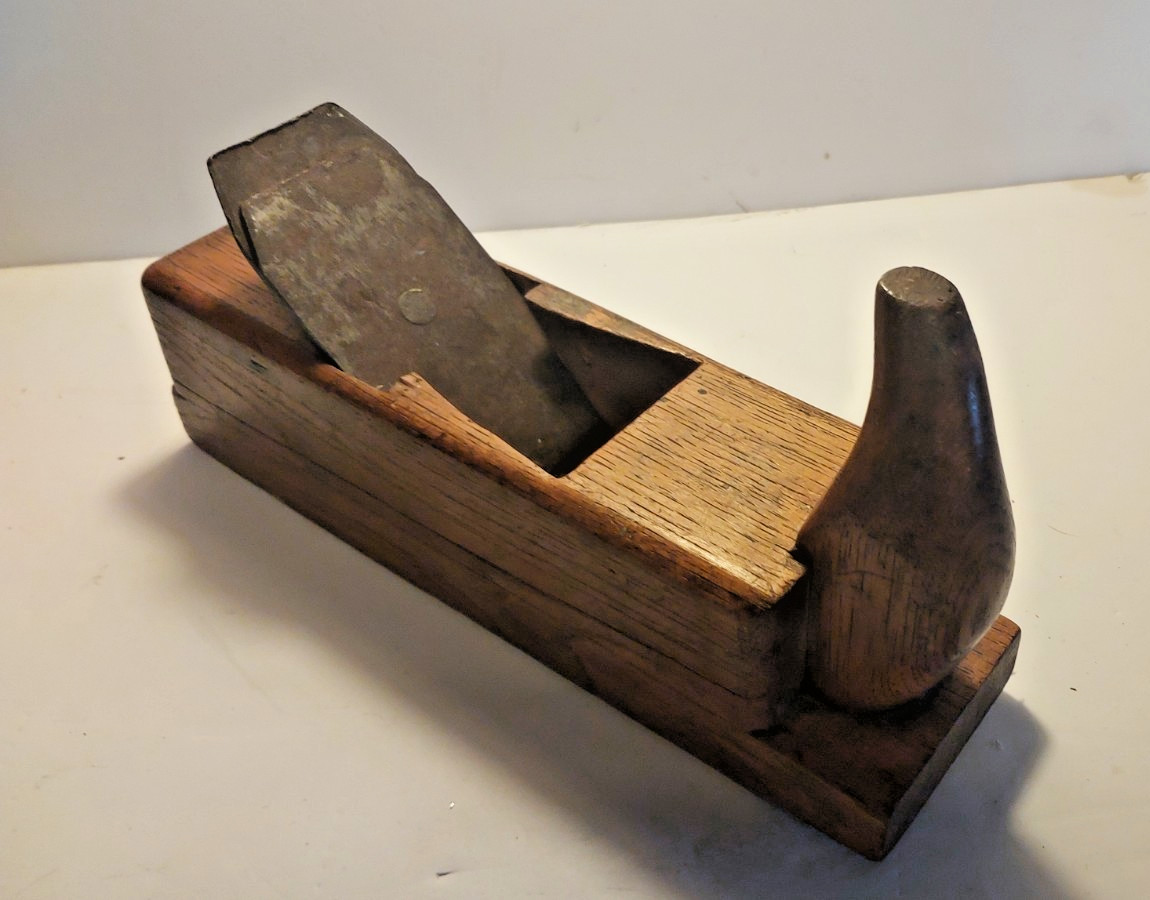 antique vintage 10 inch wood block plane