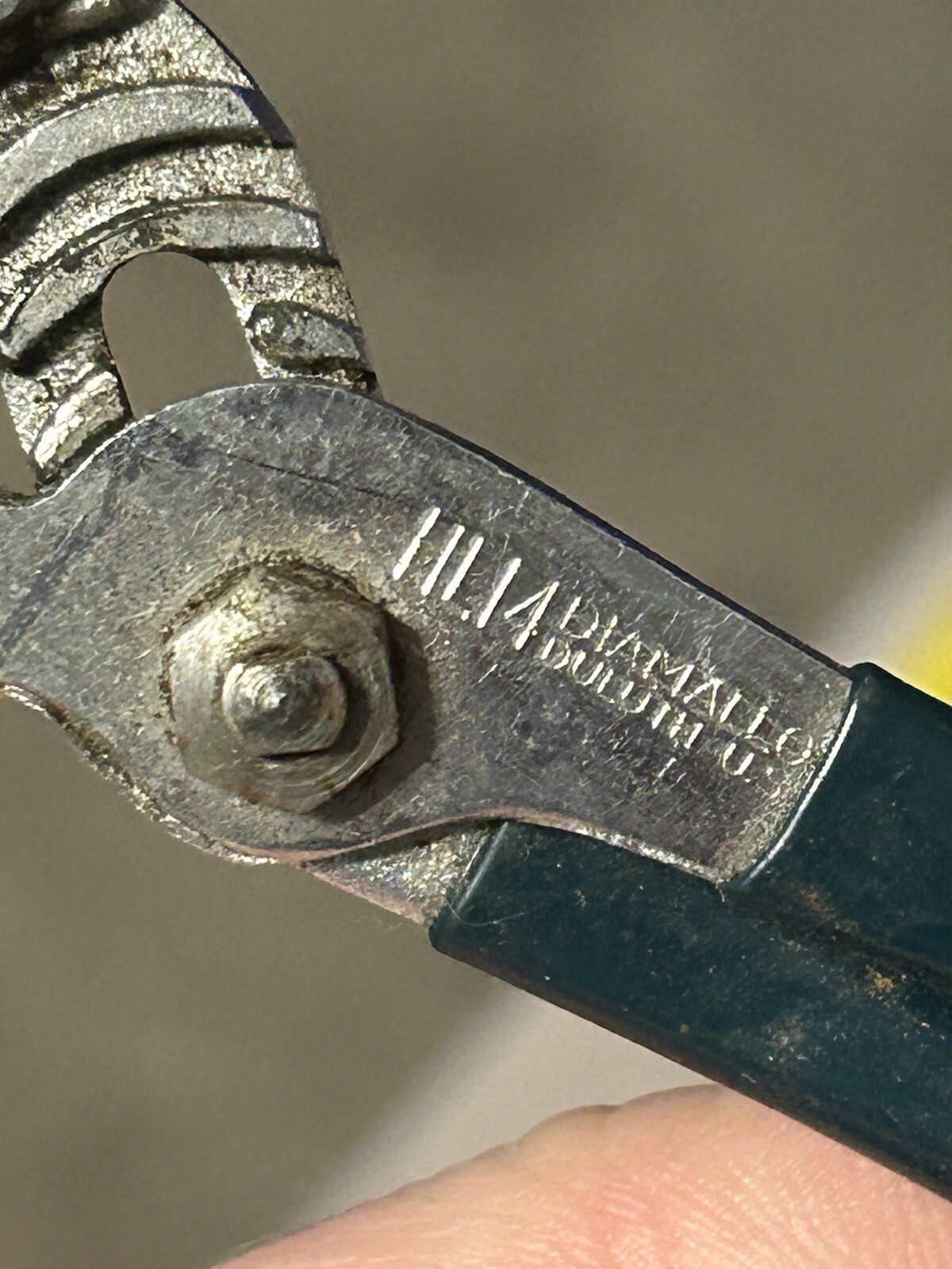 Vintage Diamalloy HL14 Slip Groove Ignition Pliers Adjustable 4 1/2″ Made In USA
