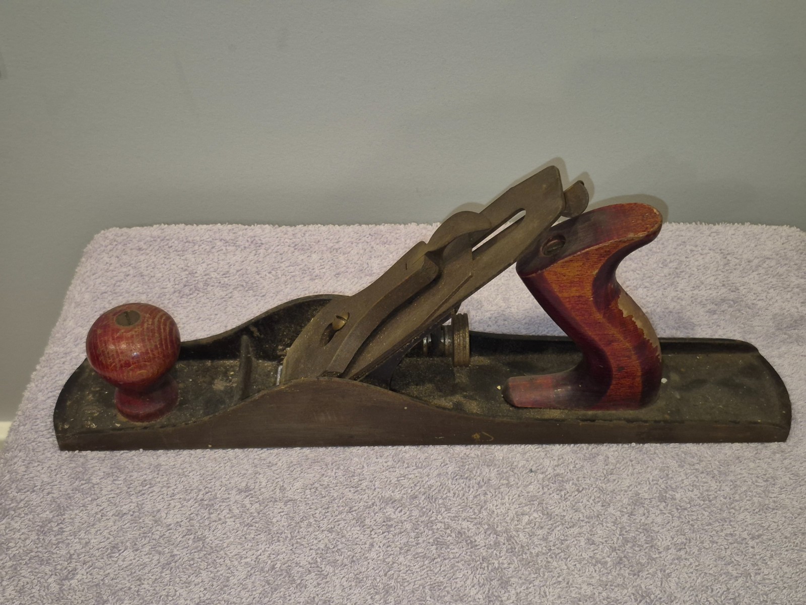 VINTAGE 14 INCH MADE IN USA WOOD PLANE NO MAKERS MARK