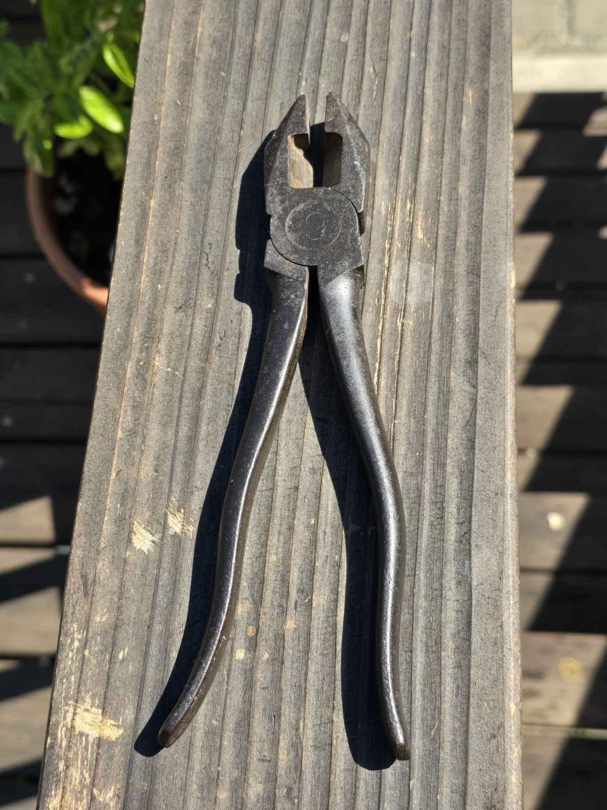 Vintage Kraeuter Linemans Pliers 1801 8-1/2 USA