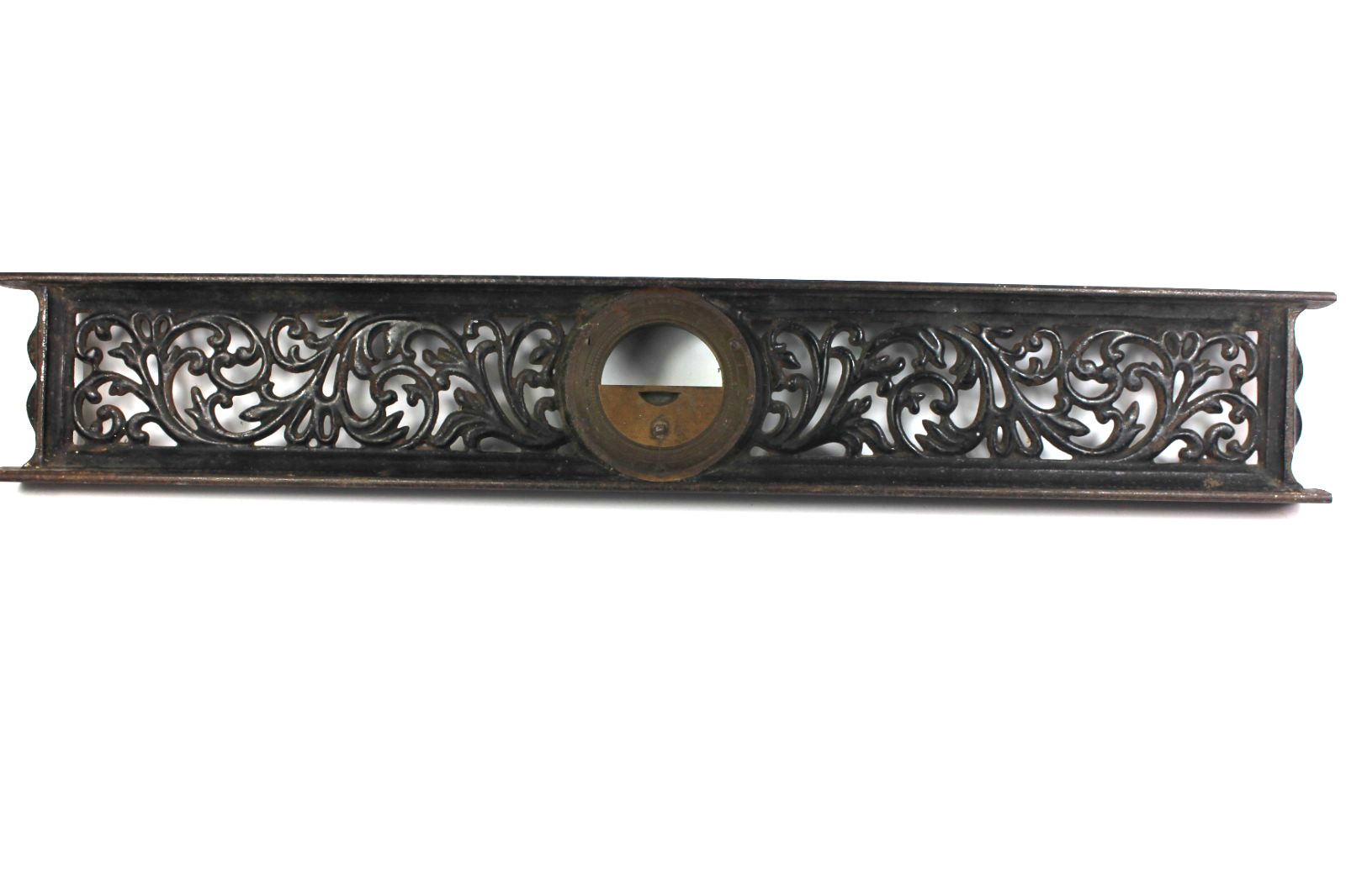 Antique DAVIS Level & Tool Co. – Pat. Sept. 27, 1867 – Filigree Cast Iron Level