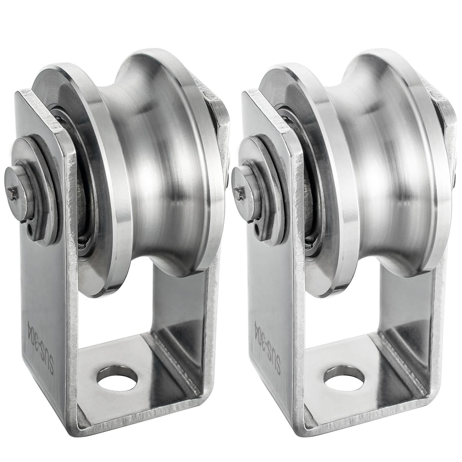 Cable Pulley Wheel Stainless Steel, Bearing Inside, Rope Pulley for Pulley Sy…