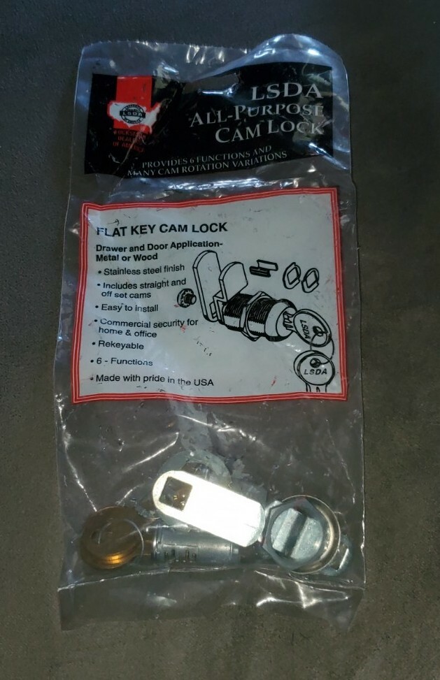 LSDA Tubular Cam Lock High Security With 2 Keys CL78 KD brand new FACTORY SEALED