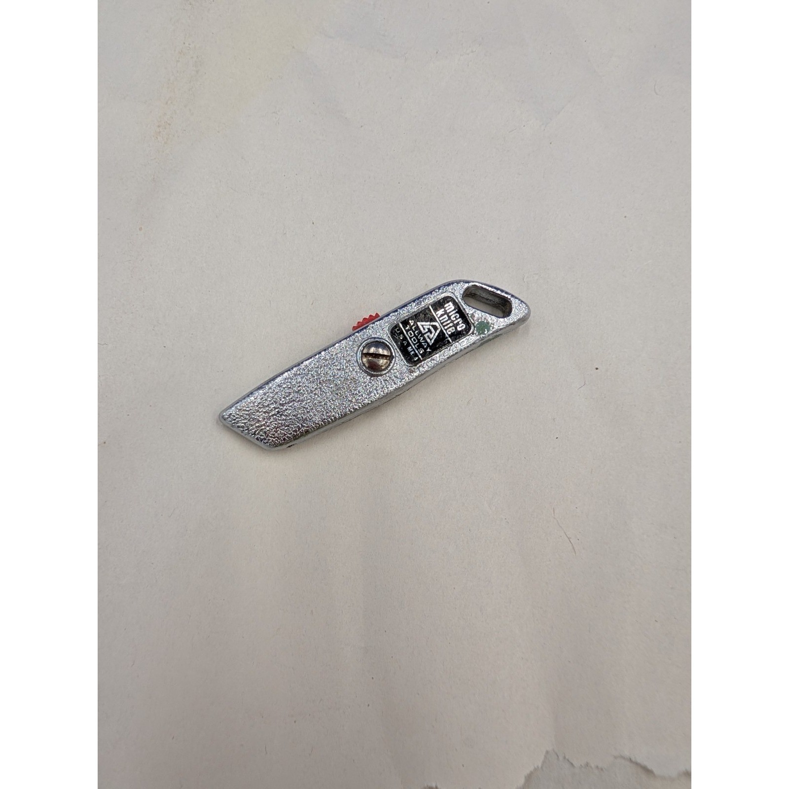 Vintage Allway Tools Micro Knife Mini Box Cutter Utility Knife Razor Blade