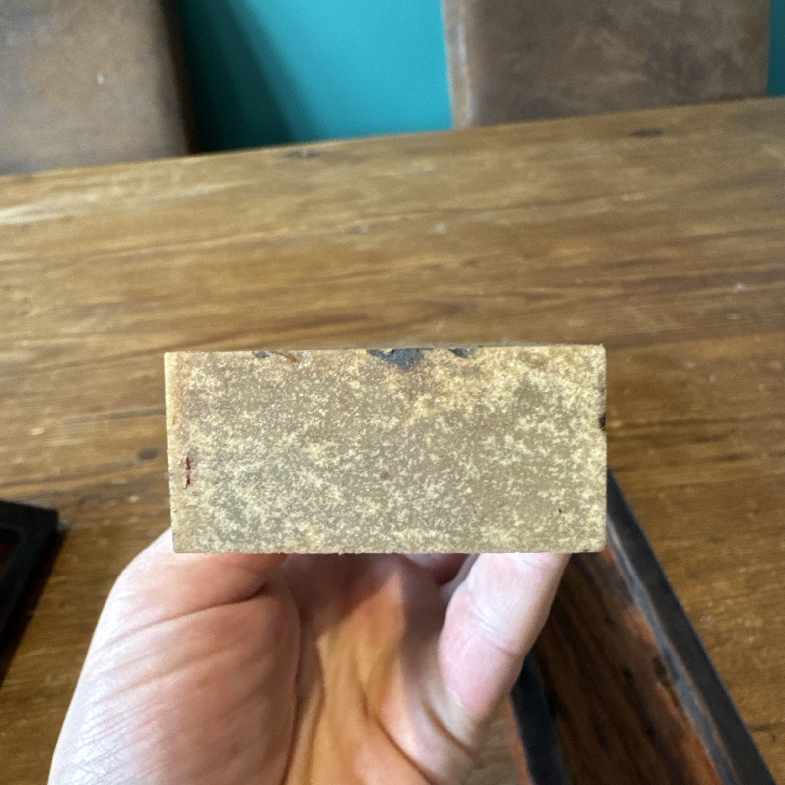 Vintage large Natural boxed Washita Oilstone / Sharpening Stone