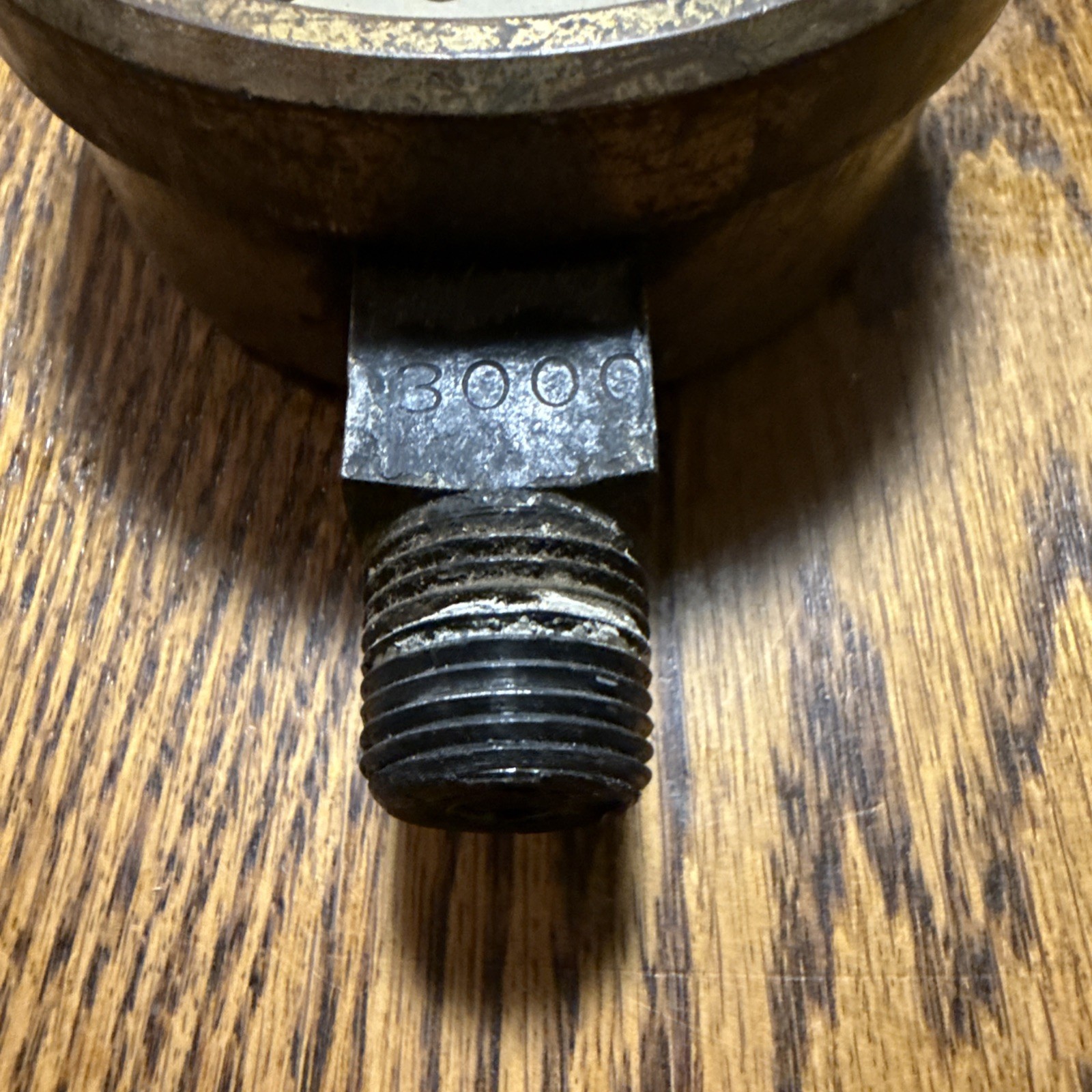 Vintage Jas. P Marsh Hydraulic Brass Gauge 3000 PSI Steampunk Look