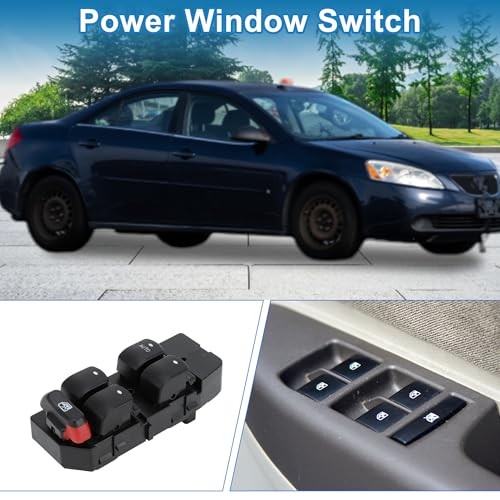 Power Window Switch Window Control Switch for Pontiac G6 2005-2009 Black