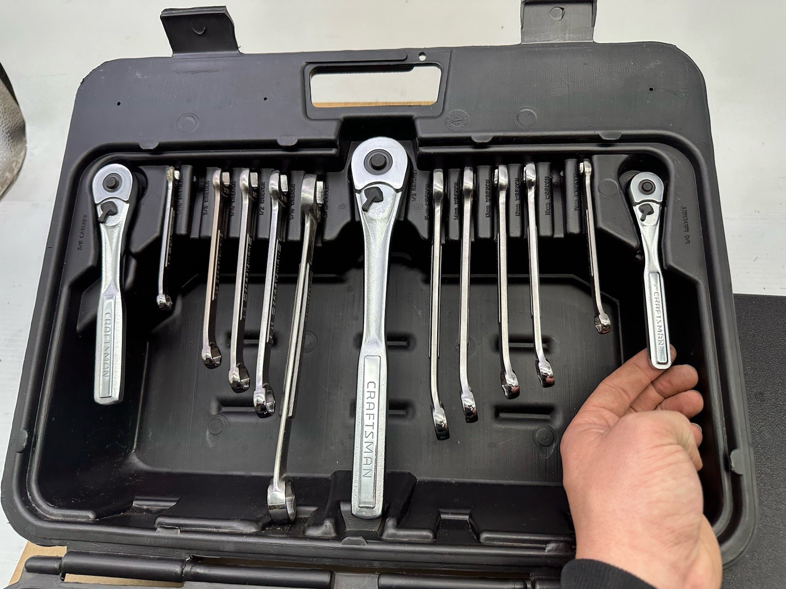 RARE Sears Craftsman USA 144pc 6 POINT MECHANICS TOOL SET 33644 Ratchet **READ**