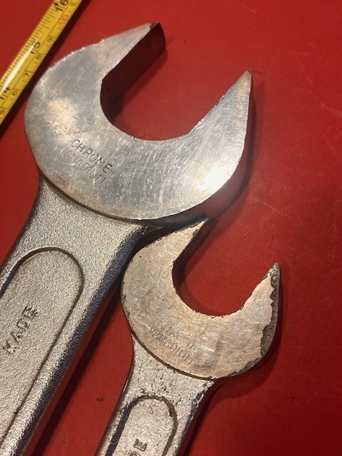 King Dick Whitworth Spanners Pair – B138 & A706 – British Made
