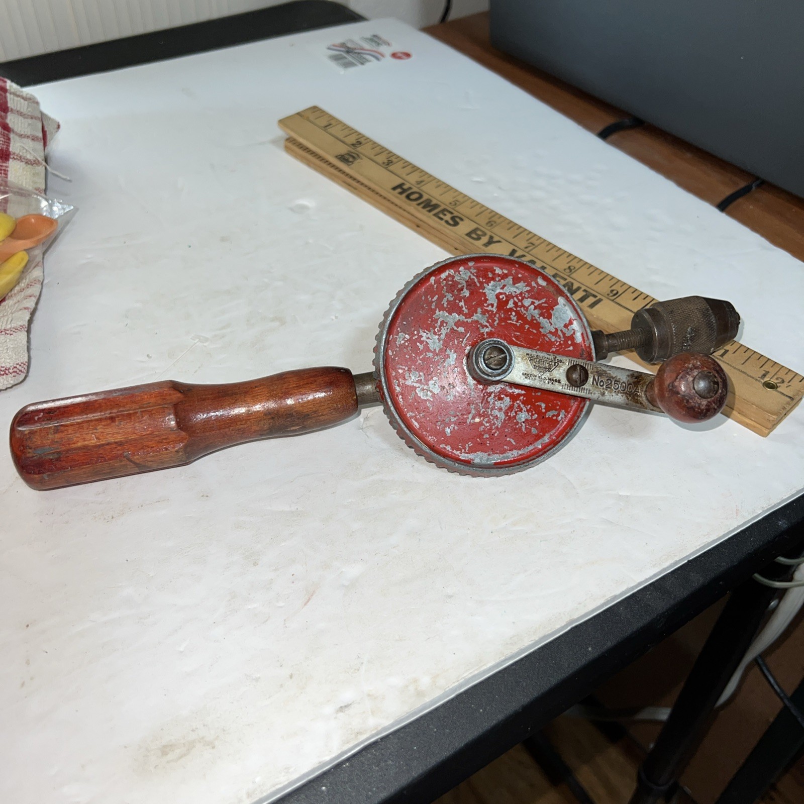 Original Millers Falls No 120 Hand Crank Breast Drill Two Speed