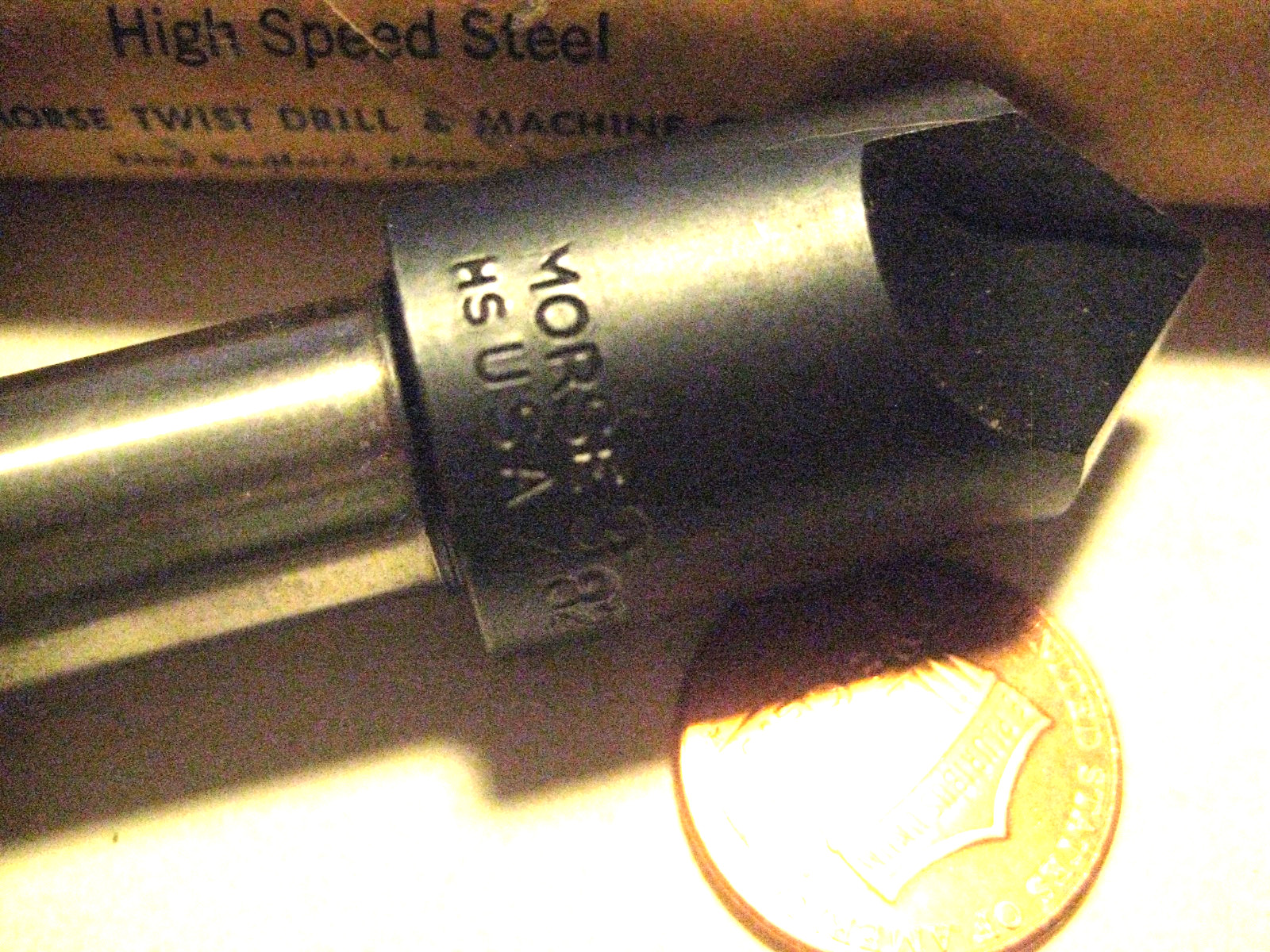 MORSE CUTTING TOOL 3/4″ 82 degree center reamer NO. 1750 high speed steel