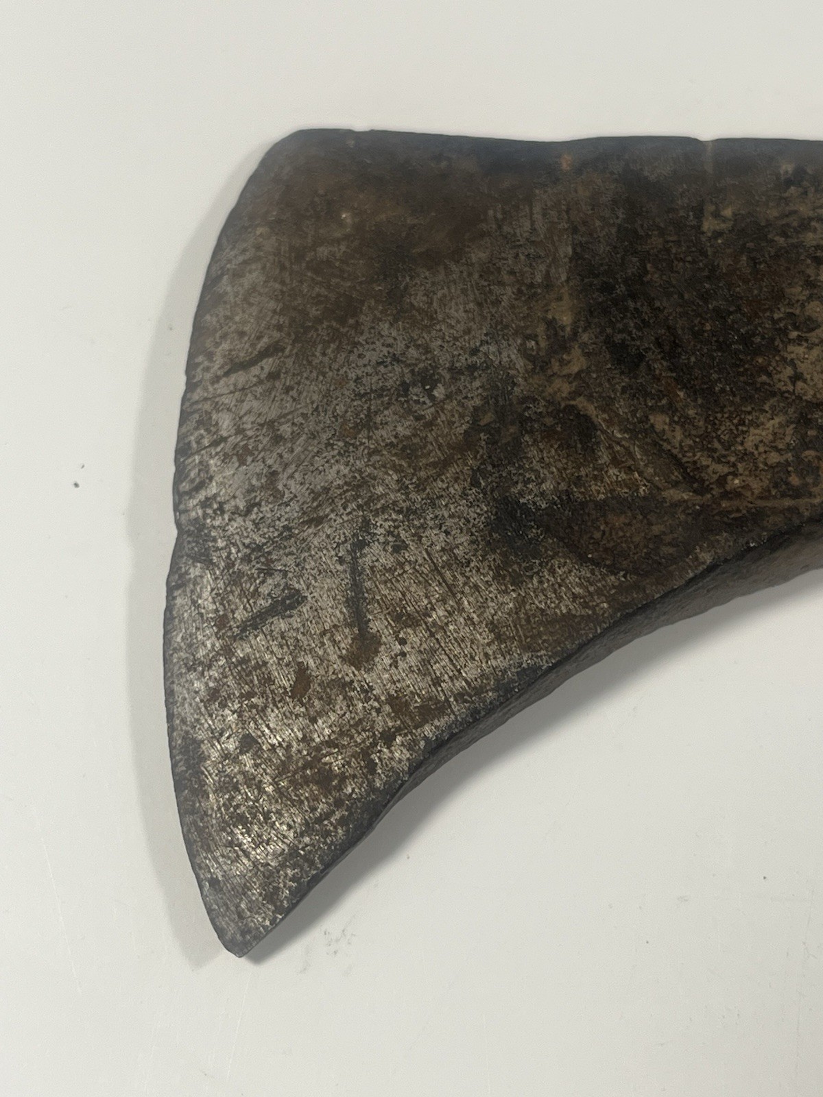 Antique Forged Mattock Grub Hoe Head 13⅜” Dual Blade Axe Adze Rustic Tool