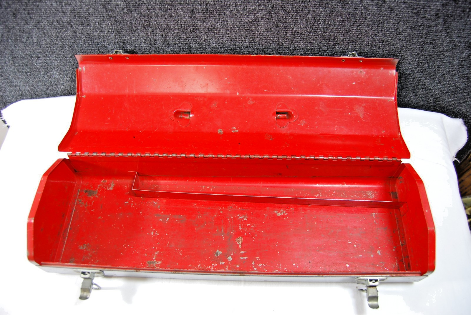 Craftsman USA 1950s Vintage Tool Box Tombstone Metal with Socket Tray RARE HTF