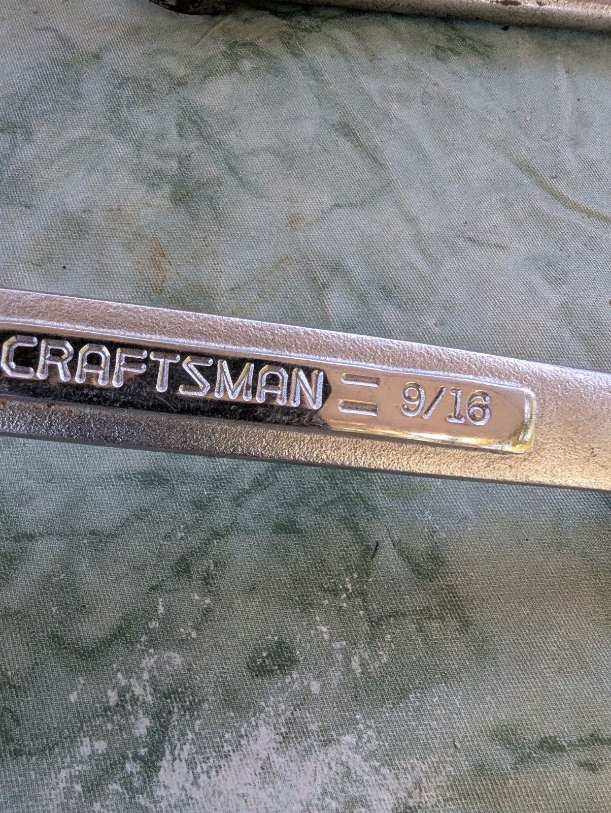 Vintage Craftsman 1/2” X 9/16” Straight Boxed End Wrench -VV- 43923 USA NICE