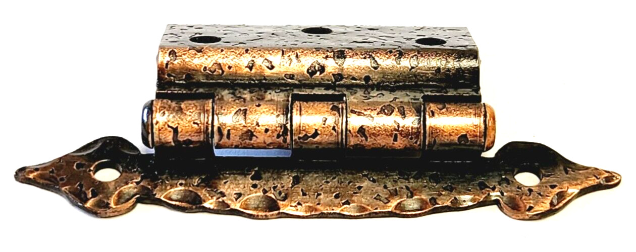 AMEROCK E1640AC COLONIAL CABINET HINGE ANTIQUE COPPER FOR FLUSH DOORS (3PR NEW)