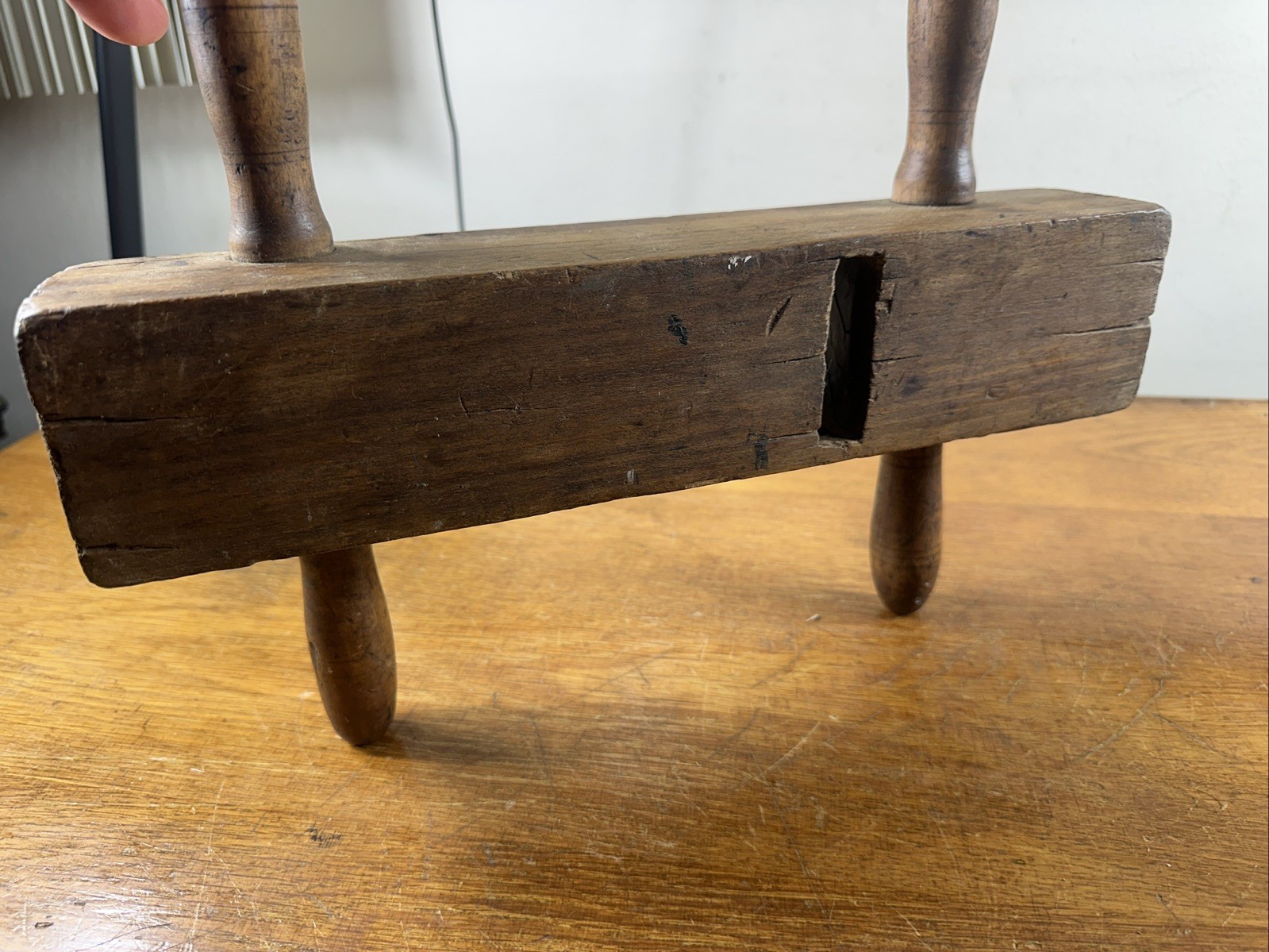 Antique Auburn Tool Co Wooden Plow Ox Plane Woodworking Hand Tool USA
