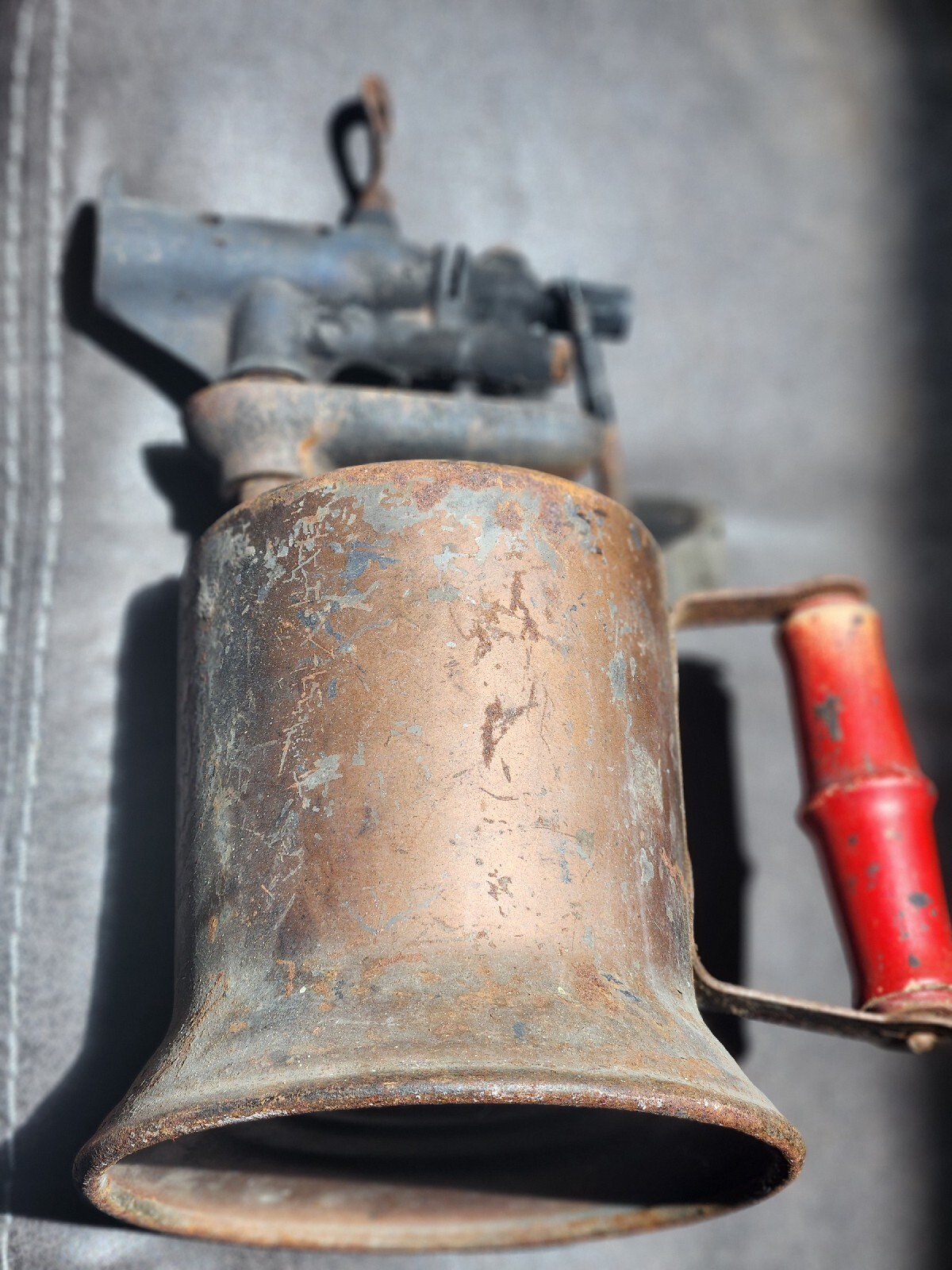 Vintage 1930’s Turner Brass Works USA Model Mechanics Gas Blow Torch W/Primer