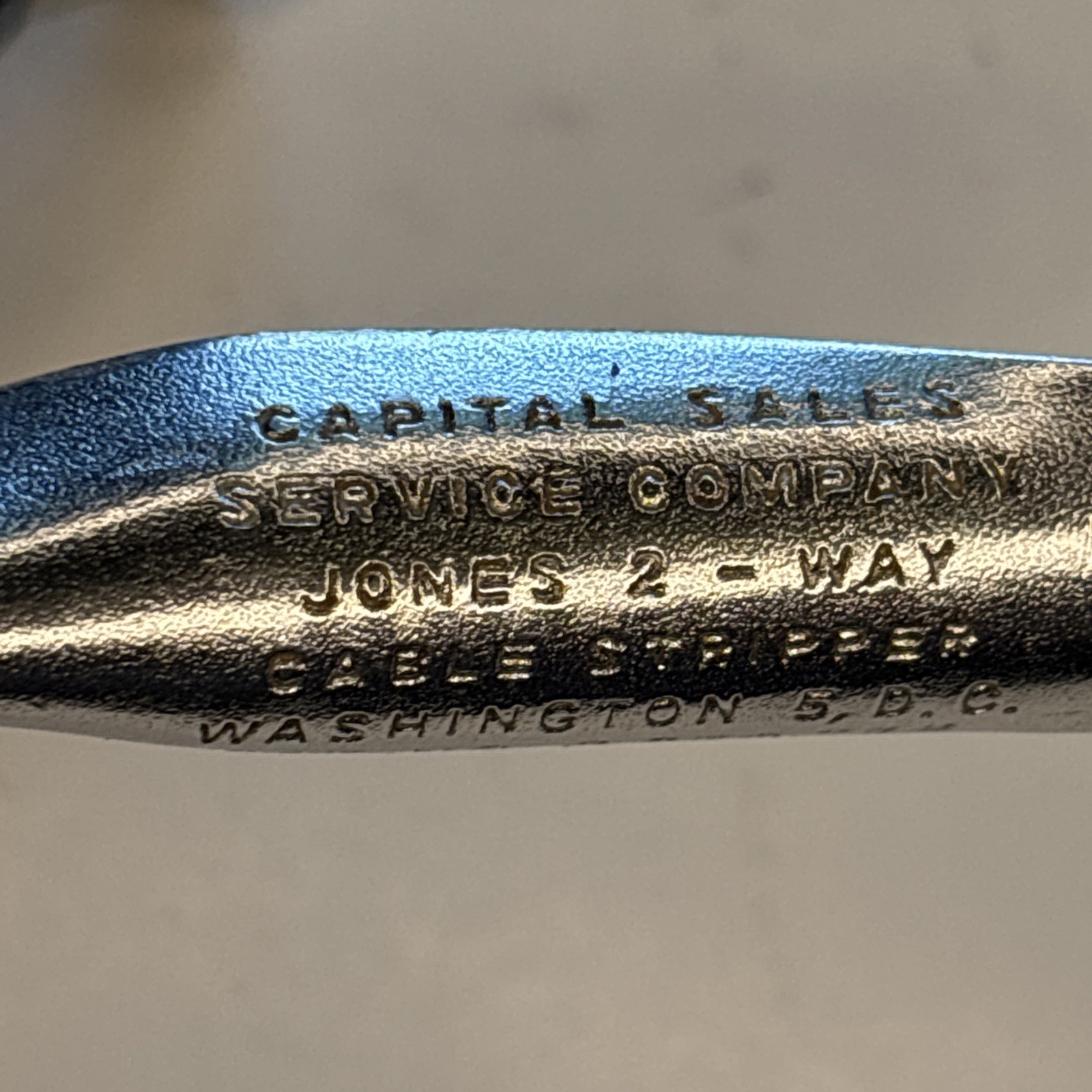 Jones 2-WayCable Stipper Washington D.C. Capital Sales Service Company Tool
