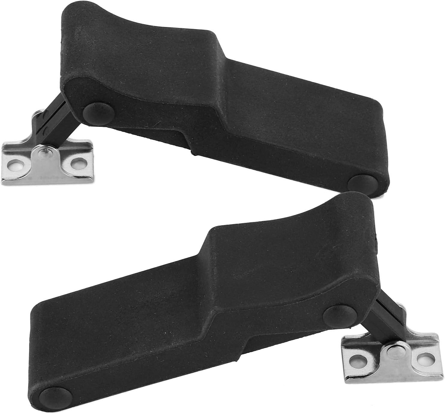 2pcs Front Storage Rack Rubber Latch Fit for Polaris Sportsman 2 Pack, Black