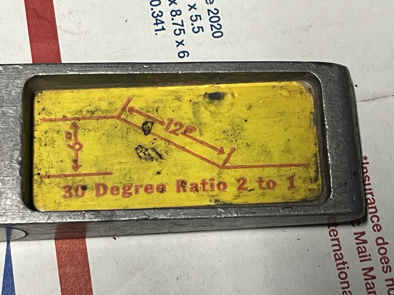 Vintage C.A. Stockholm 4 Way Magnetic Torpedo Level Four Way Level Co. USA