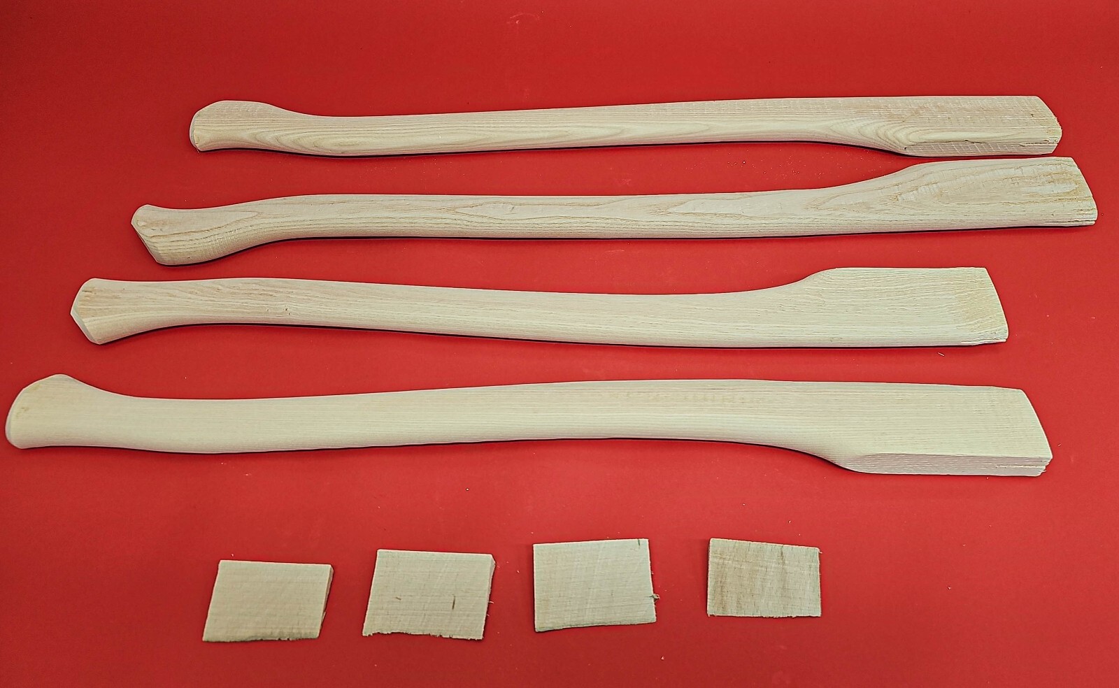 Lot of 4 pcs 28″ – 31,5″ (700 – 800 mm)Replacement Axe Handle blank hand Crafted