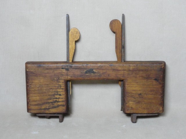 Coach Carriage Maker Double Router Wood Plane w/ Hand Cut Hardware AWESOME