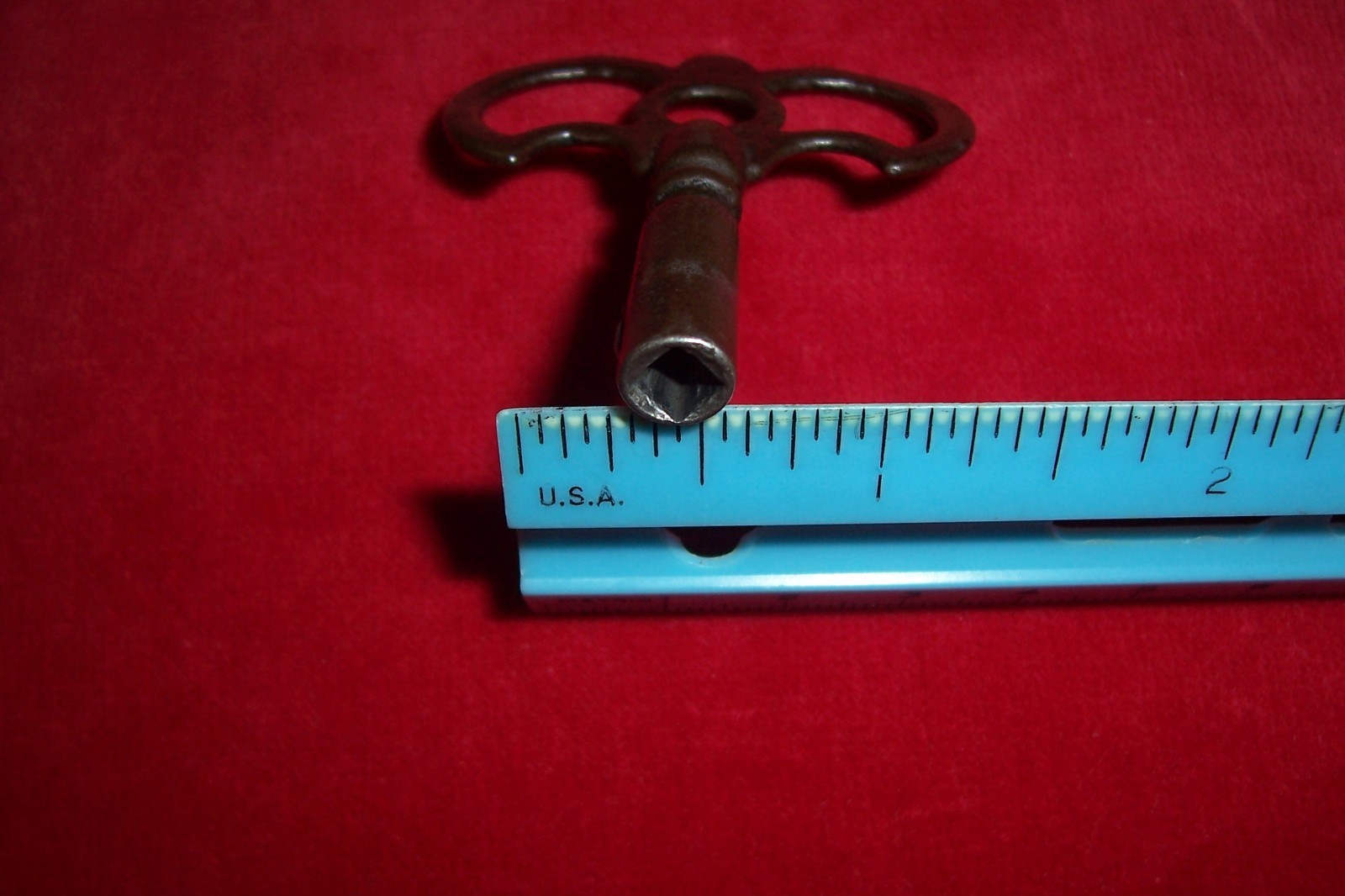 Vintage Ornate Antique Clock Winding? Metal Key