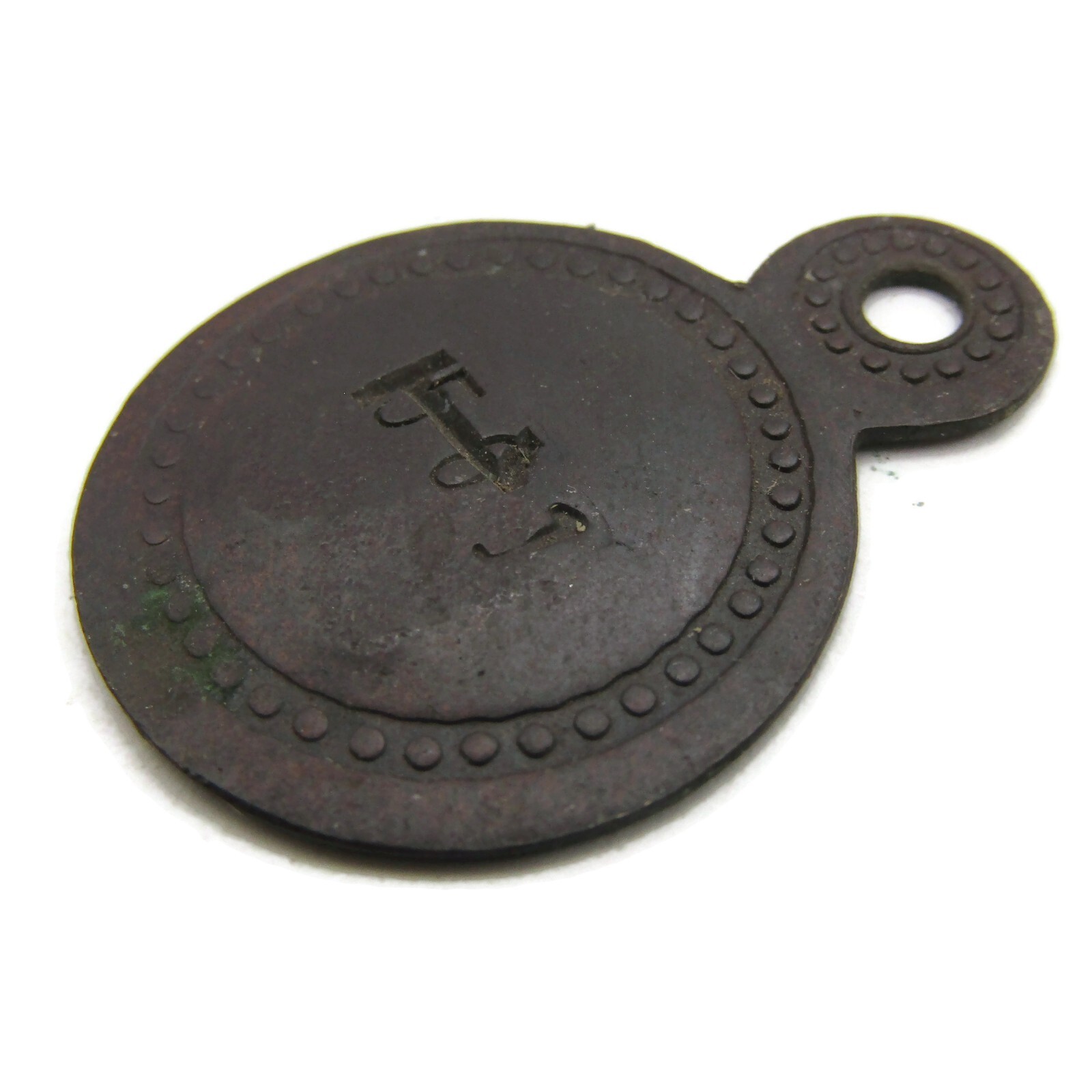 Vintage Brass Tool Crib Check Tag Stamped No. 39 Antique Metal ID Industrial