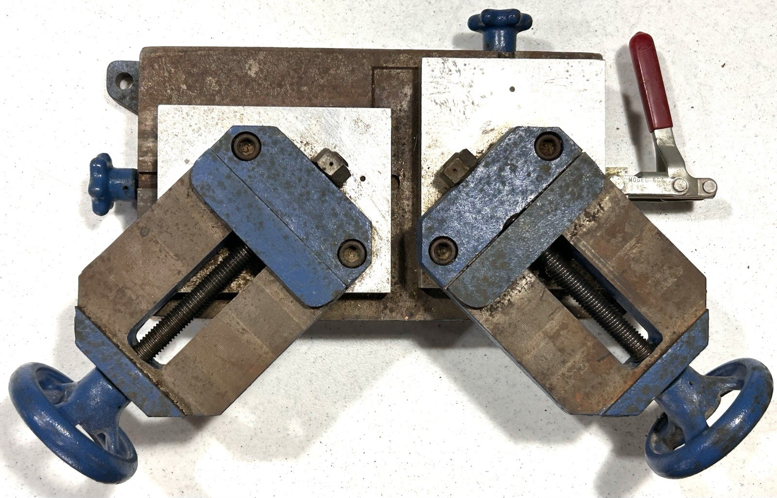 Corner Clamp Woodworking Welding Vintage Picture Frame Vise 90 Degree • 26 Ibs