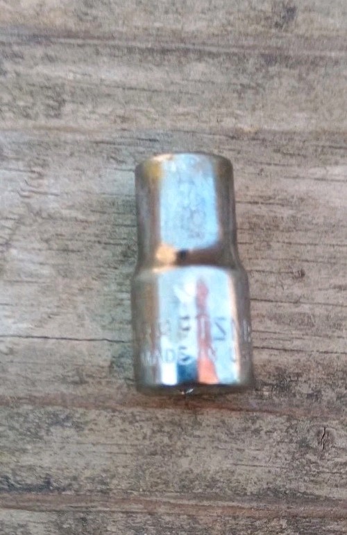 Vintage Craftsman 1/4″ 6 Point Shallow Socket 1/4″ Drive Inverted G 43493 USA