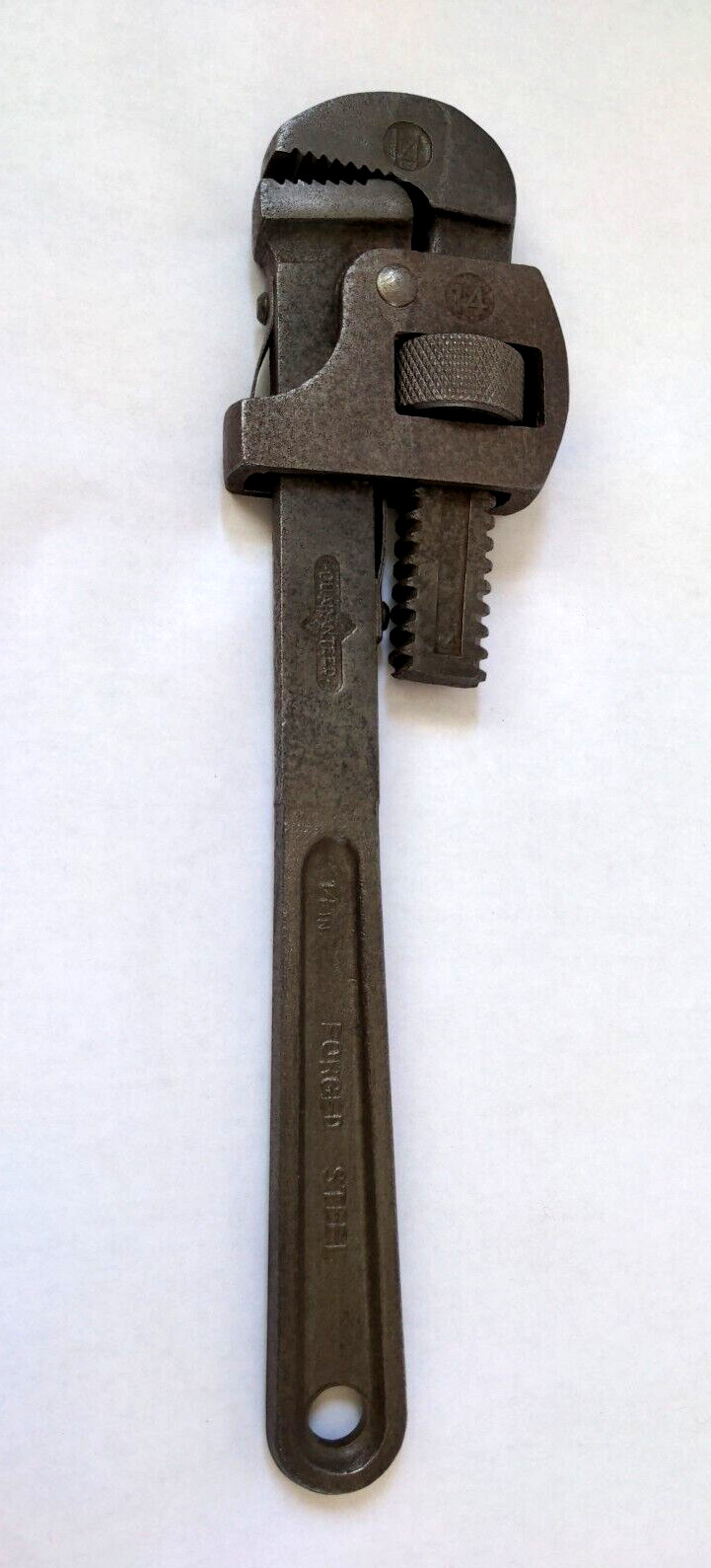Erie Tool Works No. 14 Pipe Monkey Wrench Steel Pennsylvania USA Vintage 14″