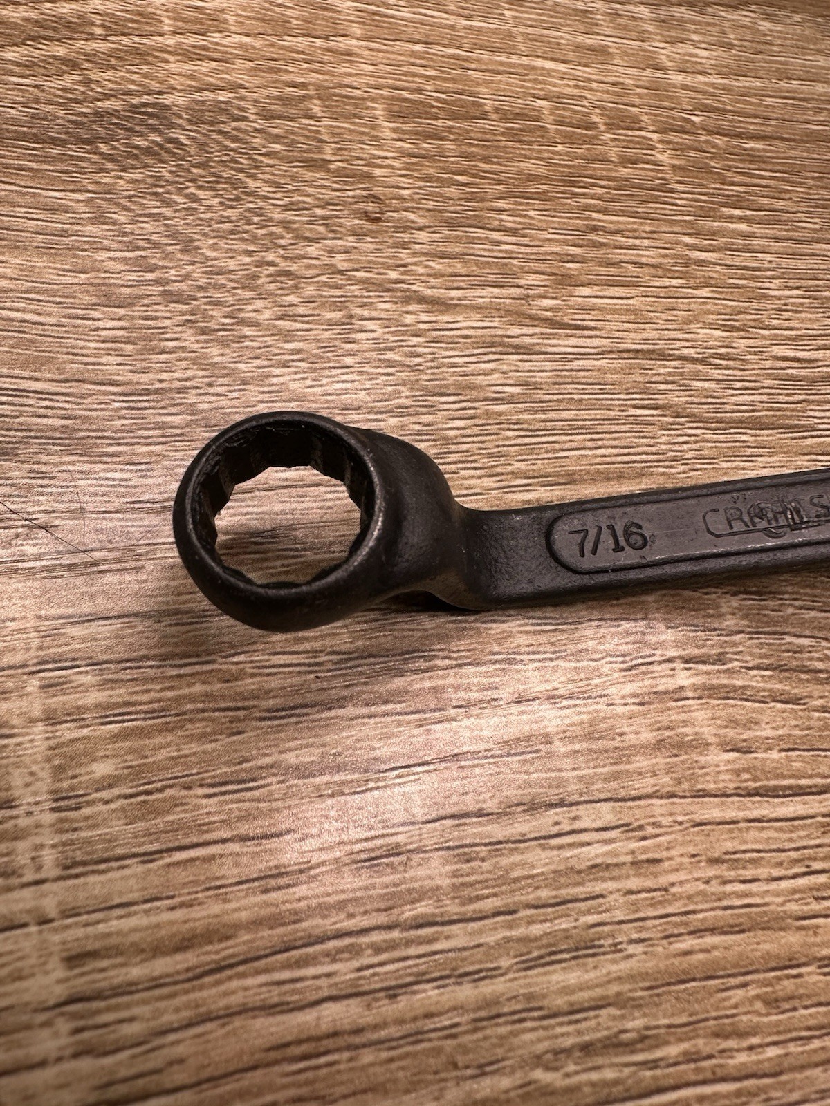 Vintage Craftsman Offset, 3/8” x 7/16”Double Box End 12pt Wrench