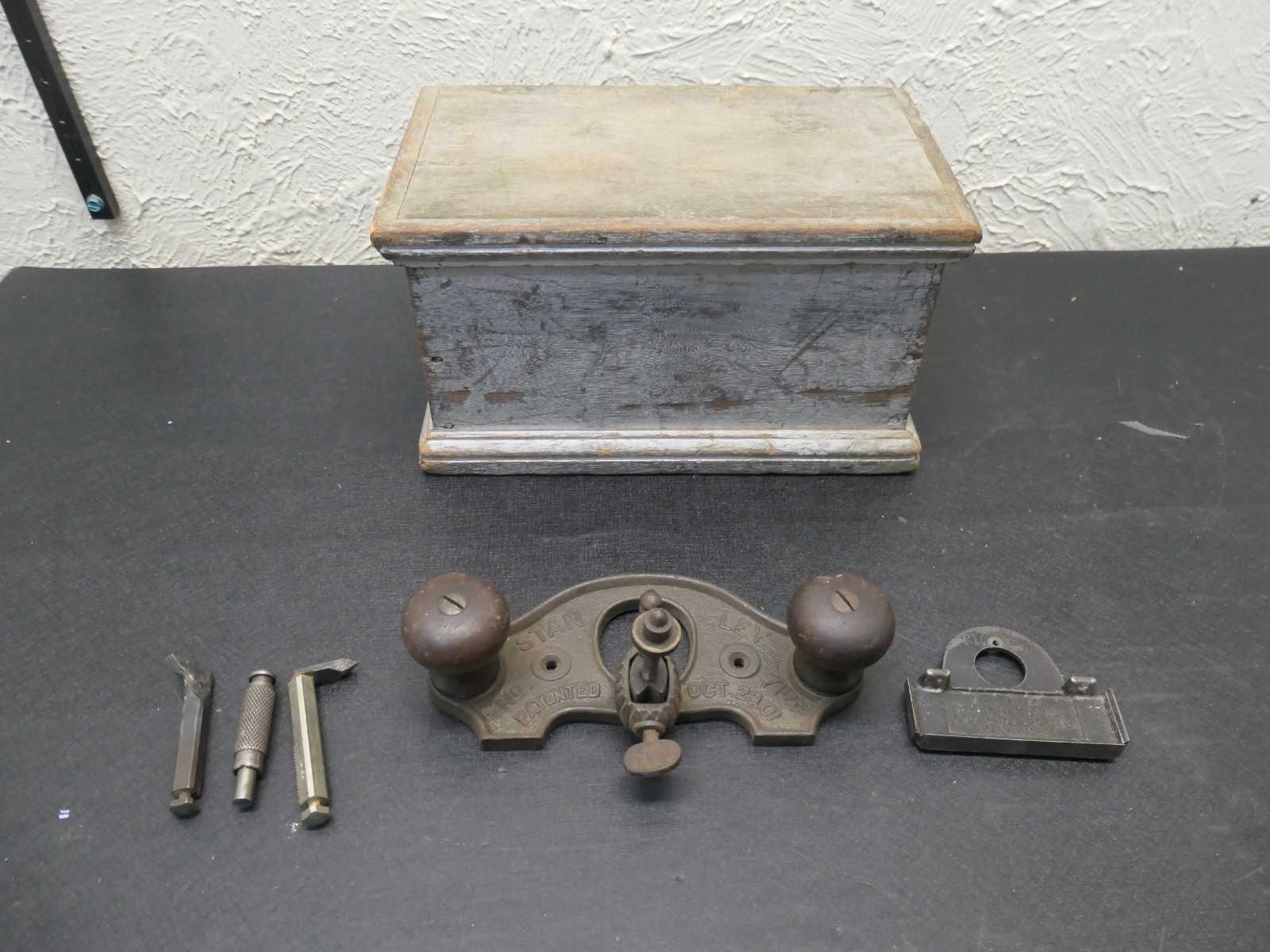 Vintage Stanley No. 71-1/2 Brass Woodworking Hand Router