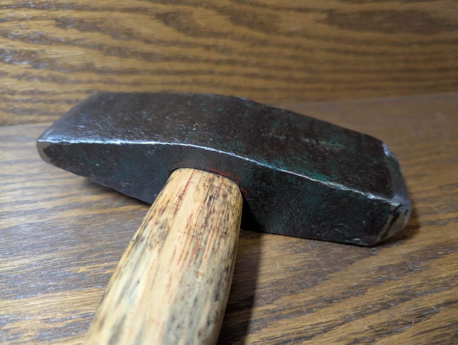 Vtg Straight Peen Mason Hammer / Sledge Wedge Logger Axe Cast Steel 19” / 5.4lbs