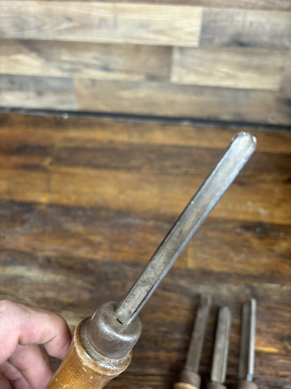4 Craftsman Chisels Lathe Carving Tools. 2852, 2851, 2862 and Illegible model