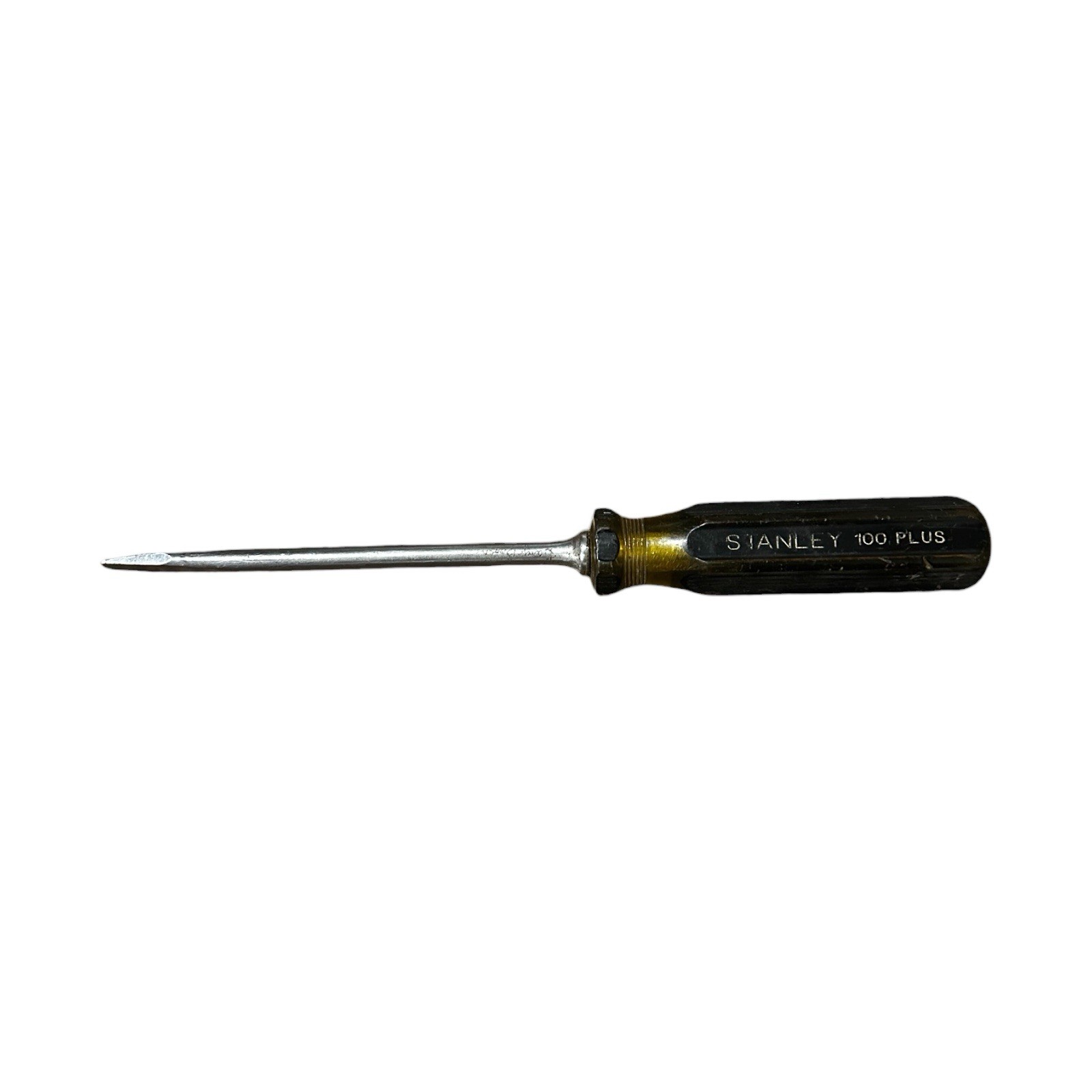 Vintage Stanley 100 Plus USA 66-166 Screwdriver Flat Head Flat Tip 1006-6 Inch