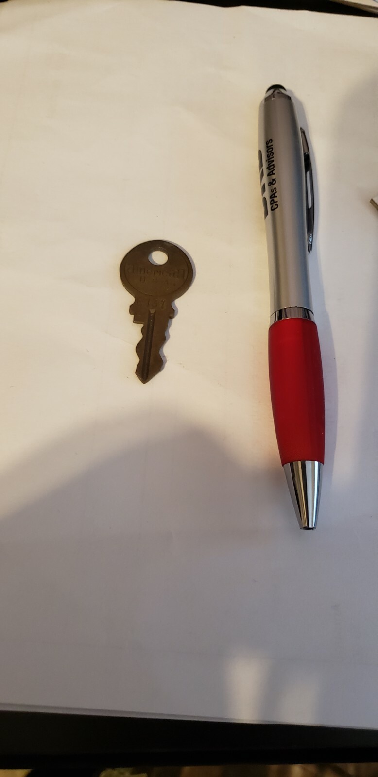 American Lock Key Number E131 JUNKUNC BROS