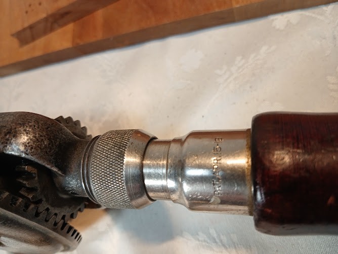 Vintage Yankee No 1530 Ratchet Hand Drill North Bros Eggbeater Antique Tool USA
