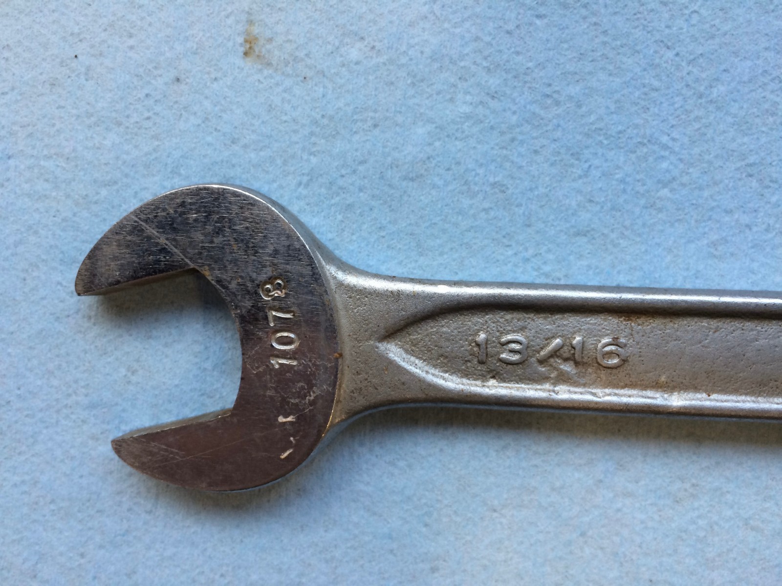 Indestro 13/16 combo wrench made in USA 1078