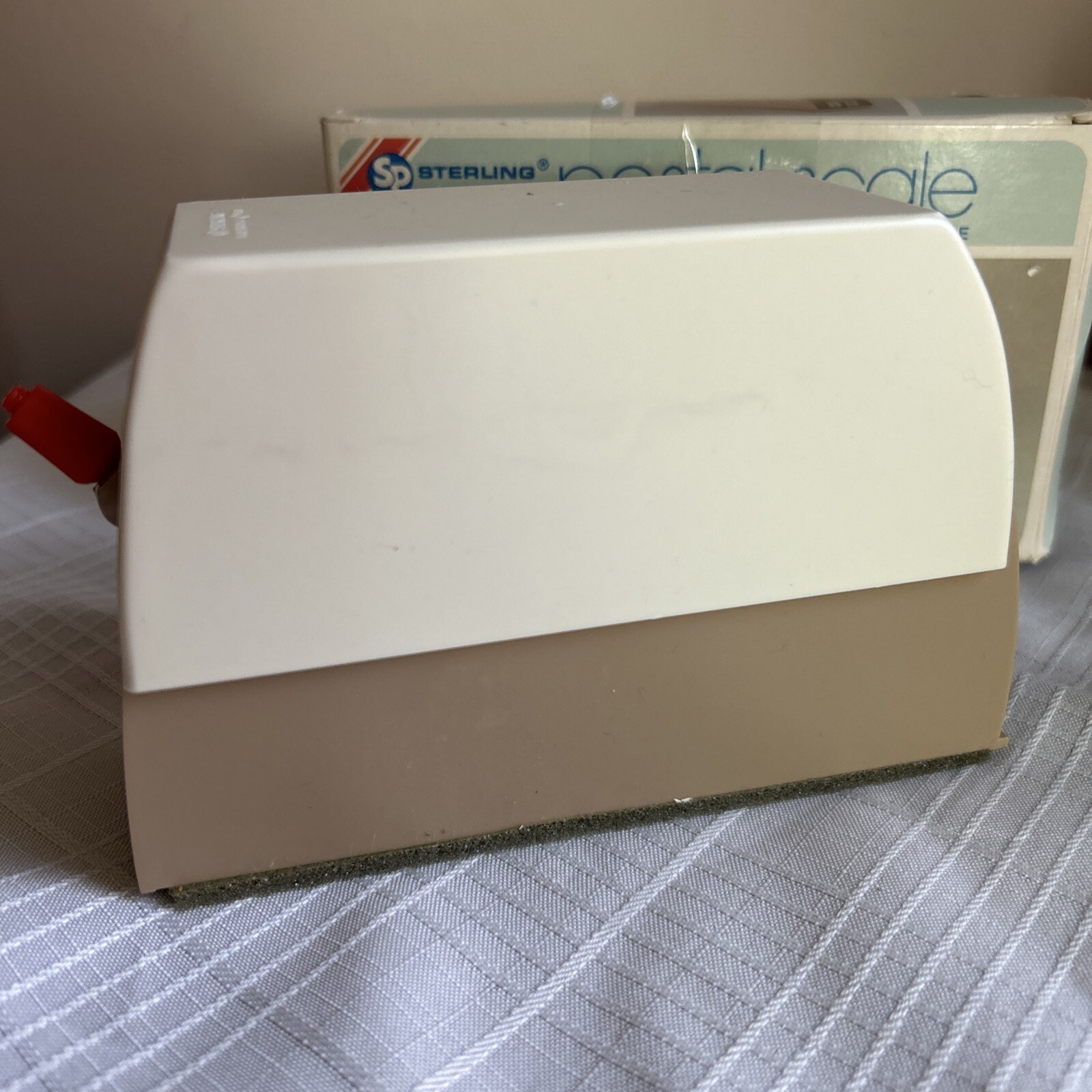 Sterling Plastics Borden Vintage Adjustable Postage Scale 1975 Made In USA w Box