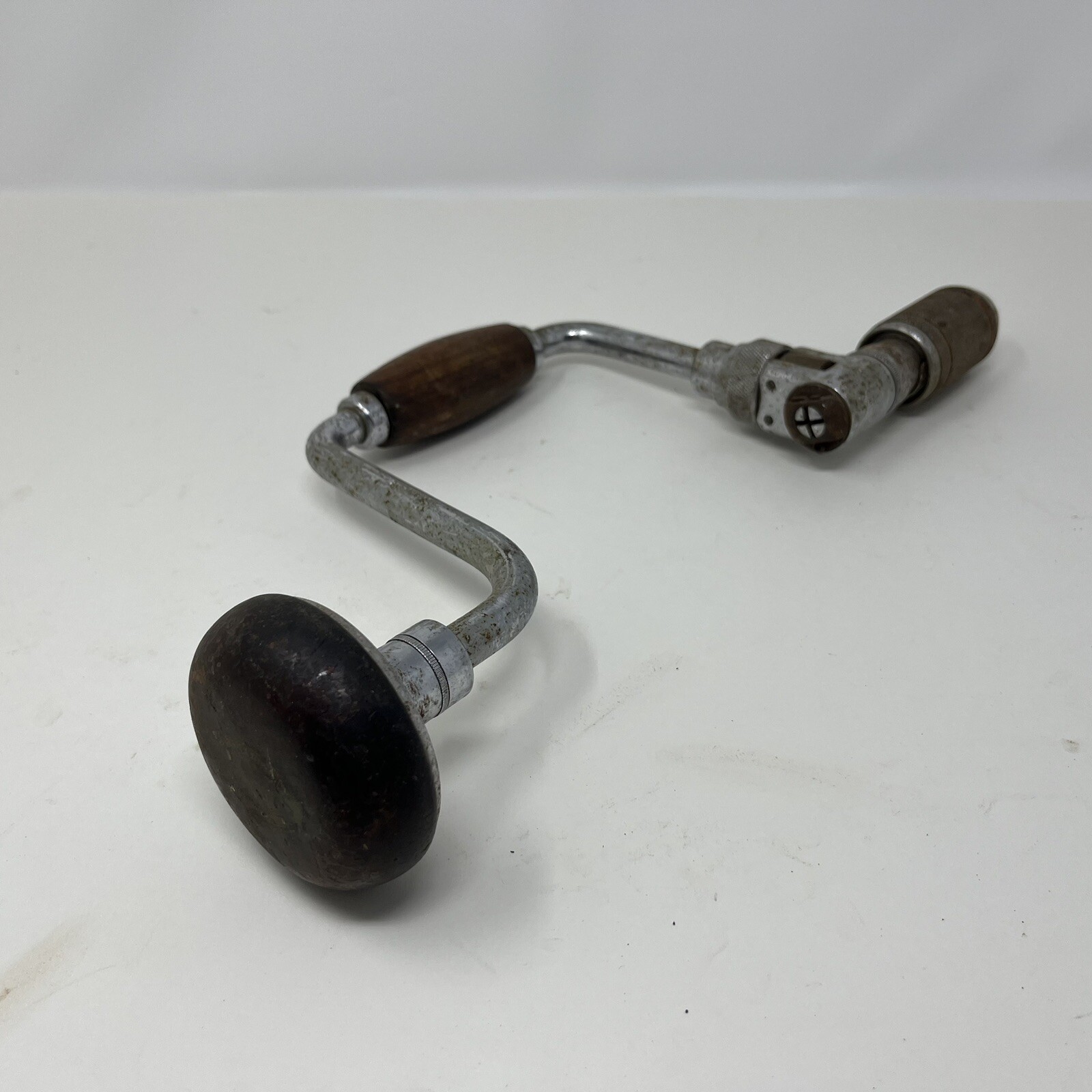 Vintage Stanley & Millers Falls 10″ Brace Hand Drill Lot of 4 See Pics & Descr.