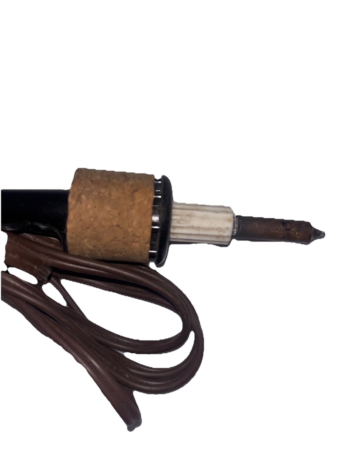 VINTAGE AMERICAN TOY & FURNITURE CO SOLDERING TOOL WORKS CORK 28 WATTS 120 VOLTS