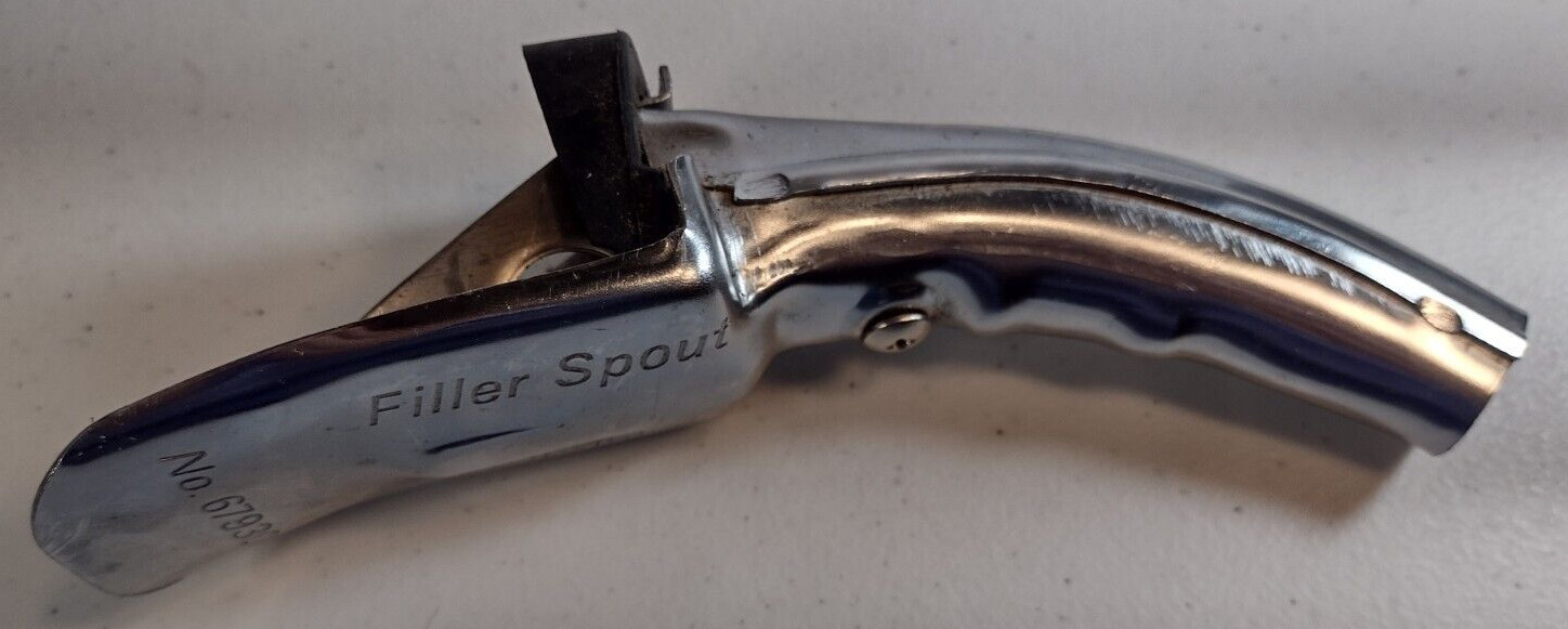 Vintage TRW SERVICE LINE 679301 Metal Oil Can Opener Pouring Filler Spout