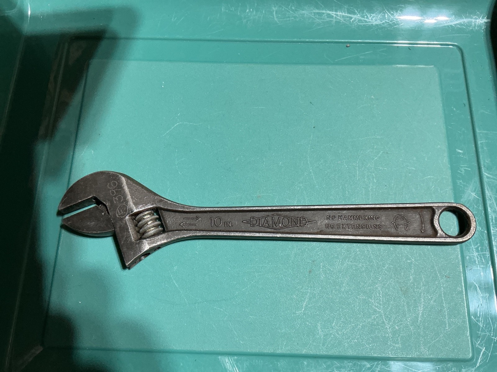 Vintage 10” & 8″ Diamond Tool & Horseshoe Co Adjustable Wrenches USA