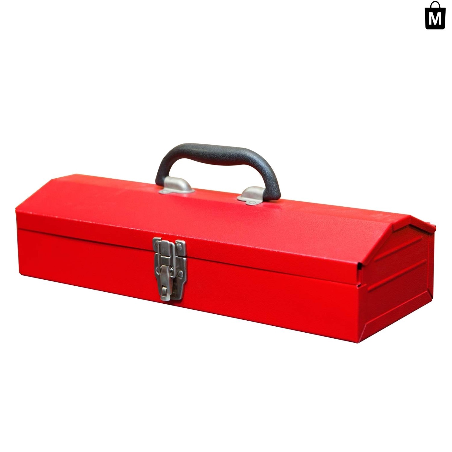 16-Inch Portable Metal Tool Box – Heavy-Duty Organizer for Professionals