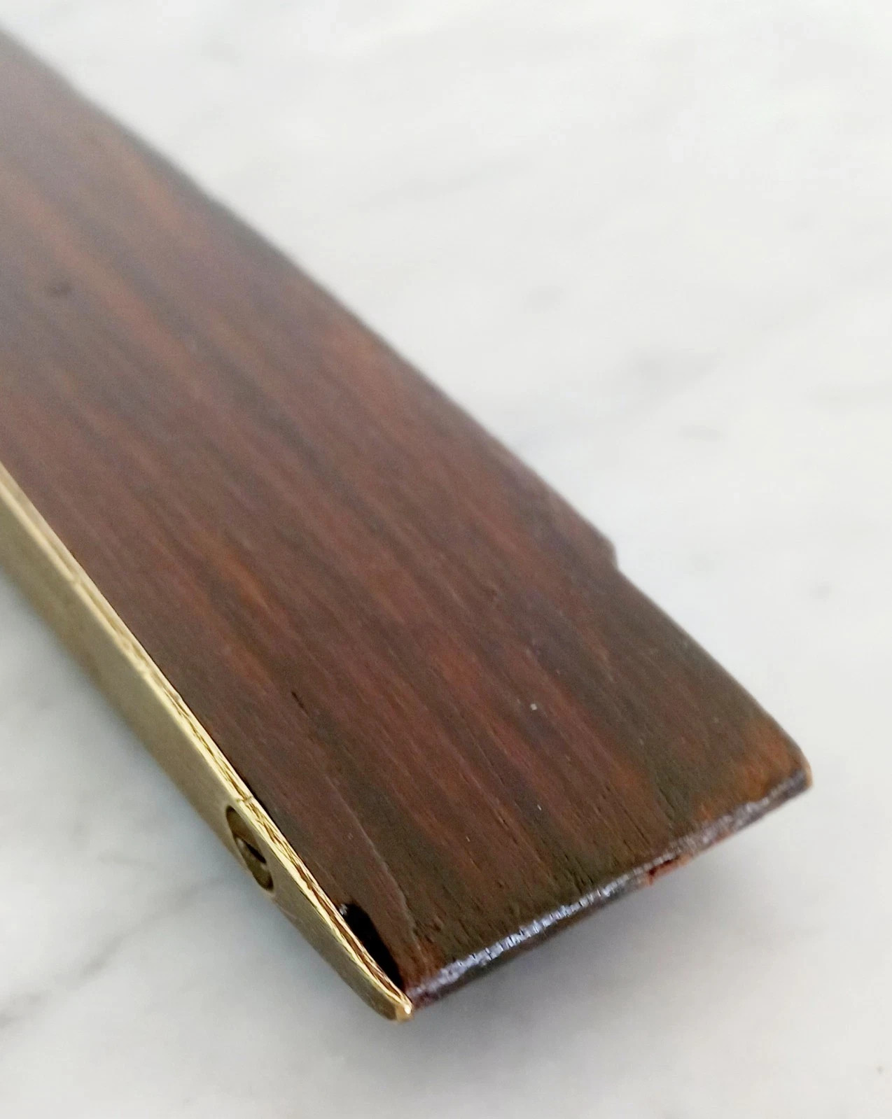 RABONE CHESTERMAN bubble spirit wood level N. 1626 Torpedo, in wood teak & brass