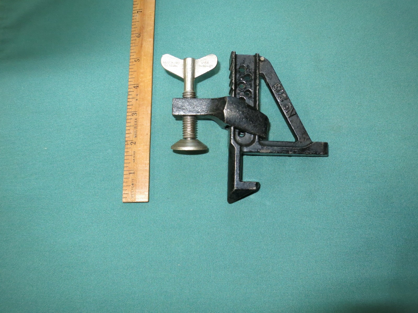 Vintage Stanley No. 203 Bench Bracket Vise Clamp