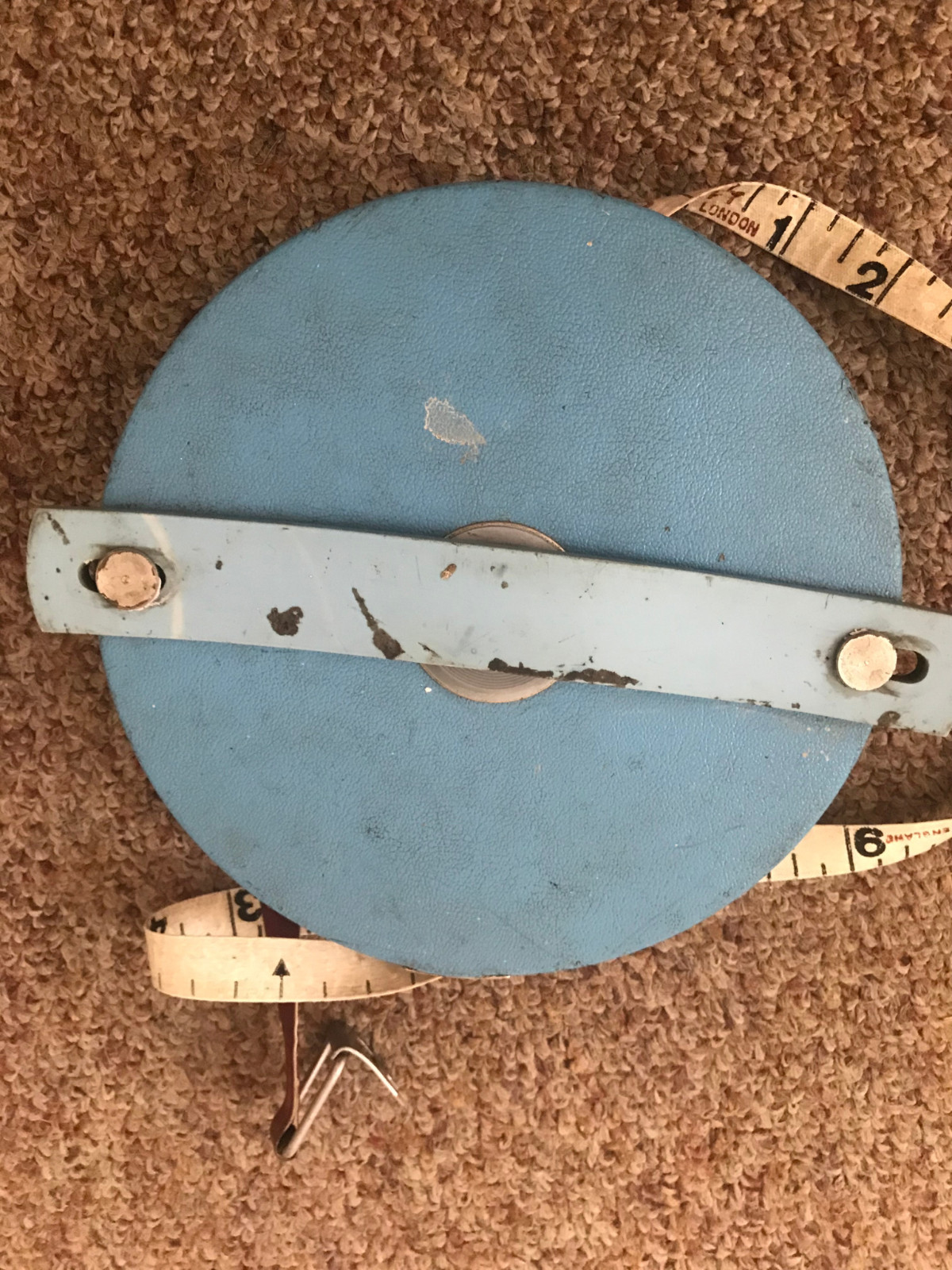 Vintage Rabone Chesterman Fibron DS4464 30m 100ft Tape Measure Made In England
