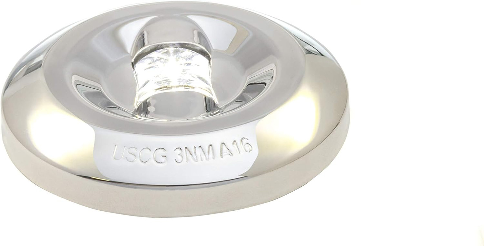 6556-7 Universal Watertight Marine Boat LED round 3 Nautical Mile Transom Light