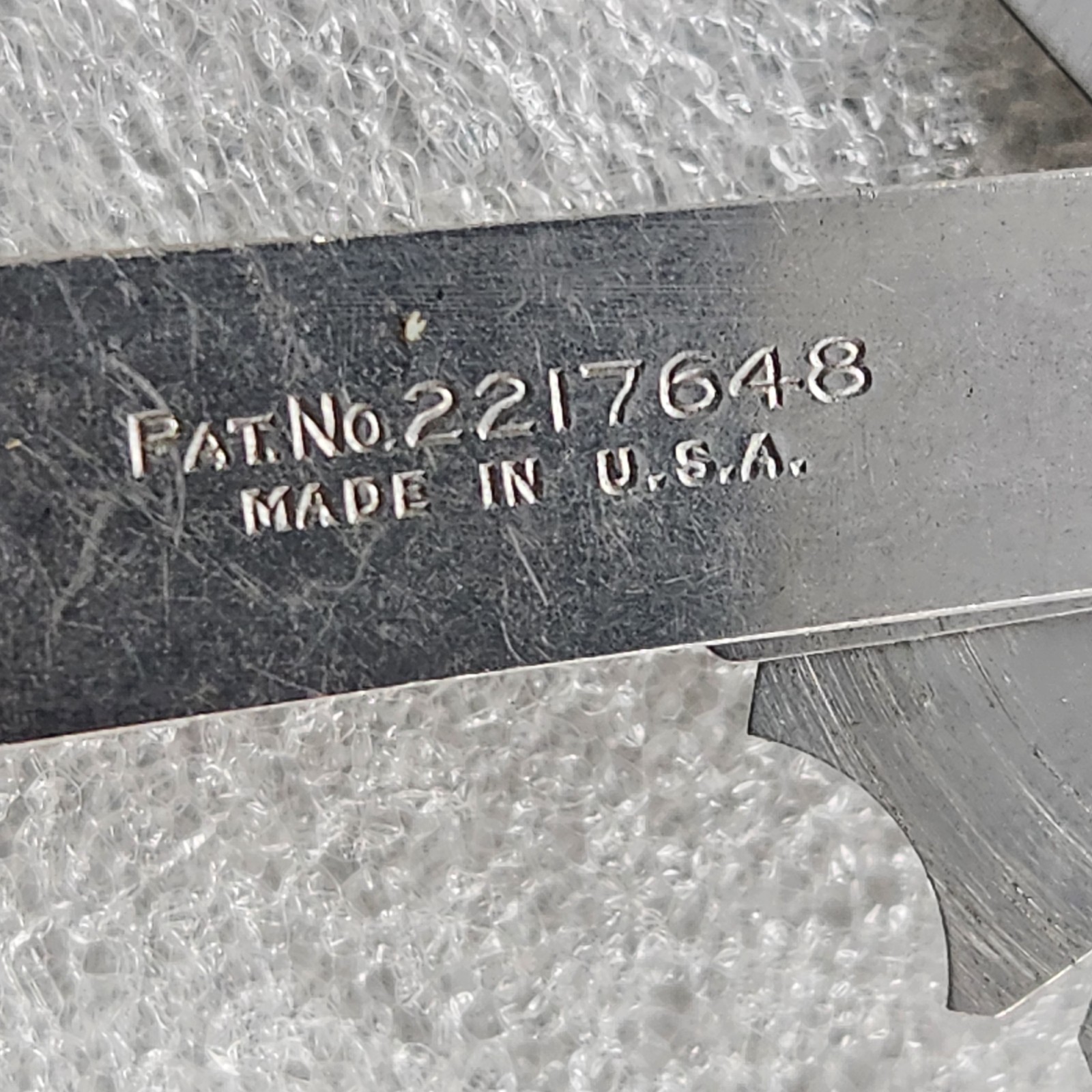 The L.S. STARRETT No. 178 A RADIUS FILLET GAGE MACHINIST TOOL. USA